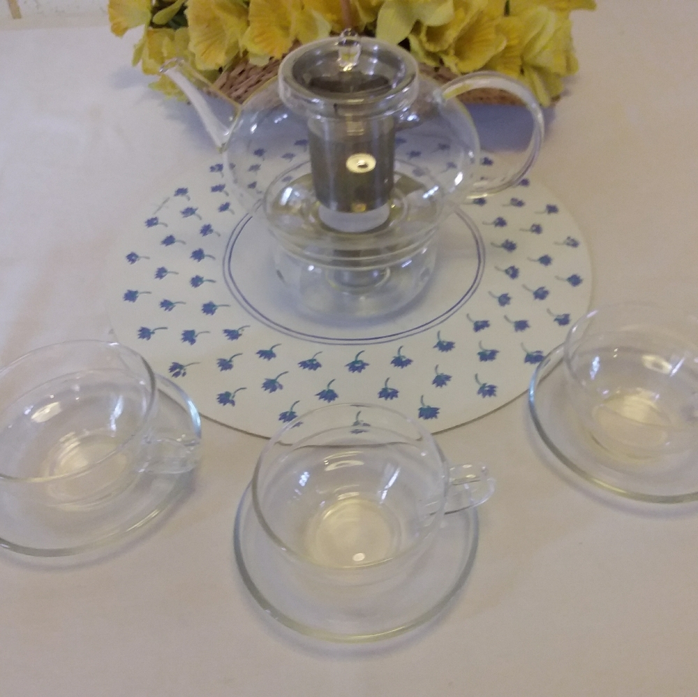 Teapot Set w/Infuser - Picture 2 of 12
